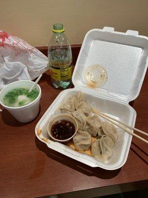 Pork Dumplings, Wonton Soup