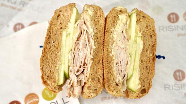 Turkey, Brie, and Apple Sandwich