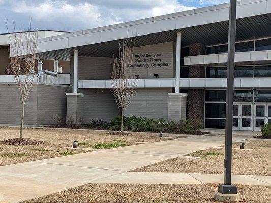 Former grissom high school now performing arts center, meeting rooms