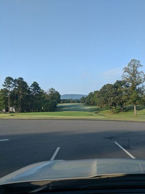 Beautiful morning in for a tee time.