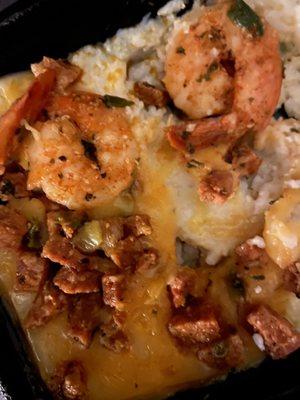 Creamy Cajun Style Shrimp and Grits