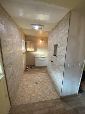 Handy cap shower remodeling