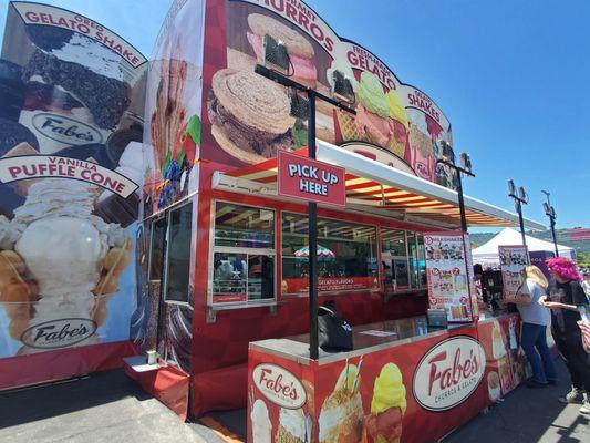 Dessert stand at Alameda County Fair