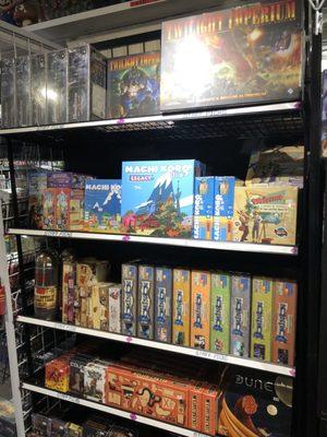 Good selection of board games