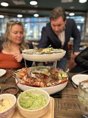 Seafood tower