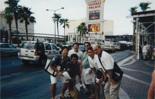 Team building scavenger hunt on the strip in Las Vegas.