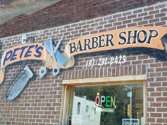 Pete's barber shop