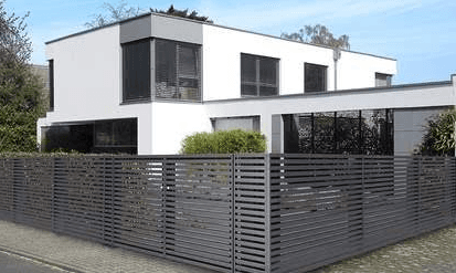 Modern Metal Fence Residential