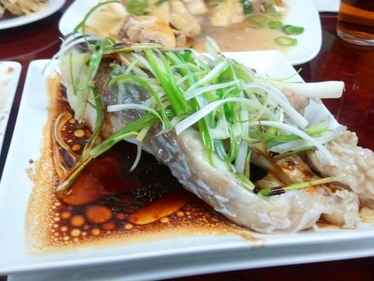 Steamed fish