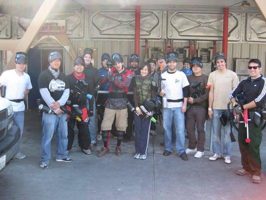 Paintball party