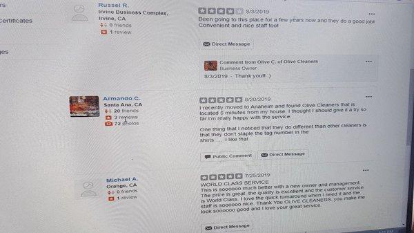 My reviews