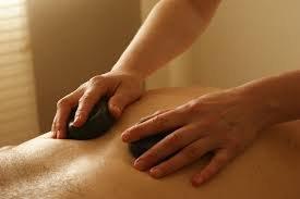 hot stone warm up the muscle and soft tissue then use deep tissue massage to help realx the muscle tension !