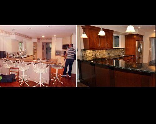 Kitchen Remodeling before and after