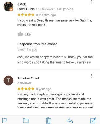 Customer review