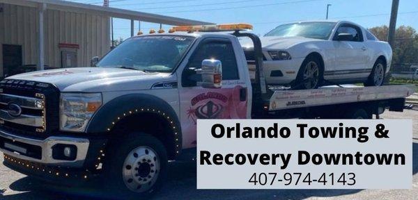 All towing services: car, truck and heavy duty. 24/7 emergency service. Free estimates for any type of vehicle. Call 407-974-4143