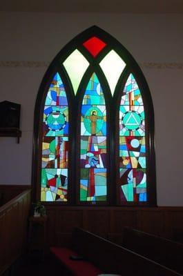 stained glass window