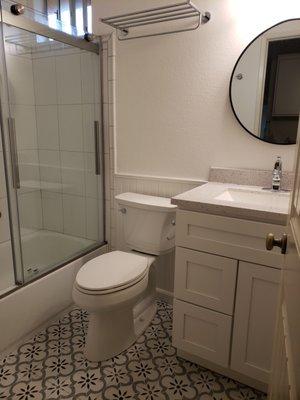 Toilet and Vanity Installation