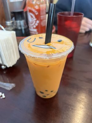 Thai Tea with Boba