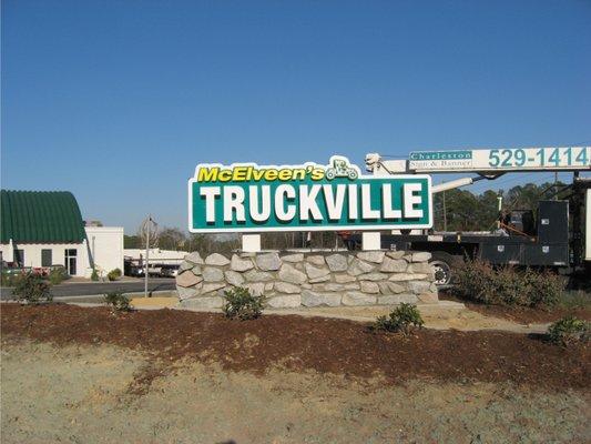 McElveen's Truckville Sign