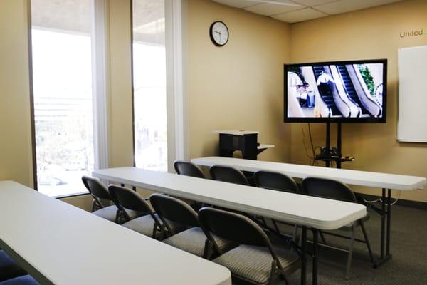 Training room at United Security Training Center