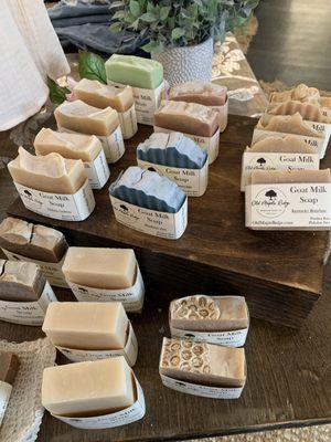 Goat-milk soaps