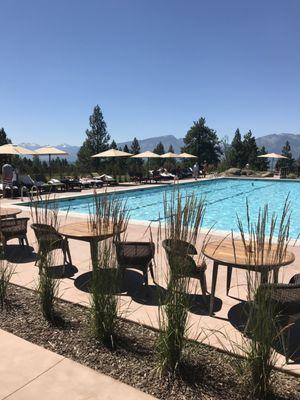 Stock Farm Club pool with amazing view.