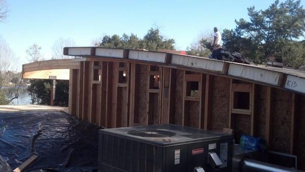 Unique Barrel roof in Lake Sherwood