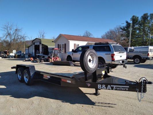 B&A Trailer
8 Ton Tilt
20' Long, 16' Tilt, 4' Stationary
17.5" Tires and Wheels
True 8K Axles