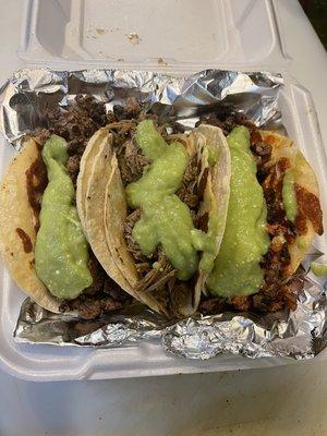 Birria steak and alambre tacos