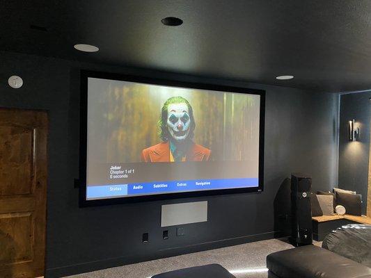 Custom Home Theater. 5.4.2 With 4K Projector.