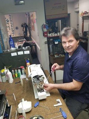 We Service and  Repair most brands of Sewing Machines.