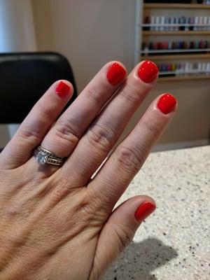 LT did a fantastic job on my shellac Mani and pedi. I will definitely be back!