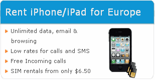 Rent iPhone and iPad for Europe
-Free Incoming calls
-Rent SIM from only $6.50