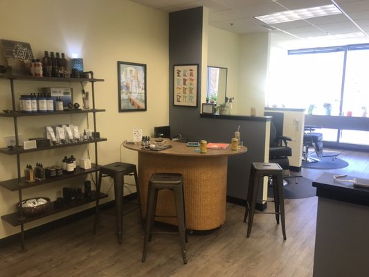 Front desk at Tapered Men's Salon