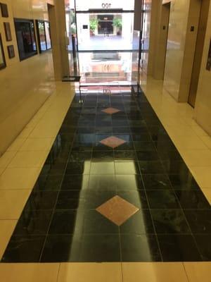 Very clean & nice entrance with marble flooring.