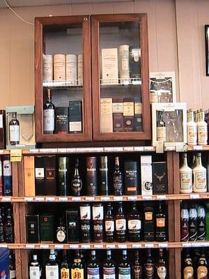 Our "top shelf" Scotch cabinet.