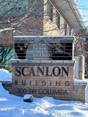 We are located in the Scanlon Building.