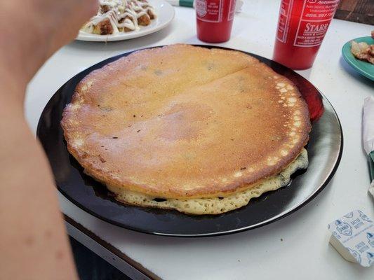 Blue berry pancake