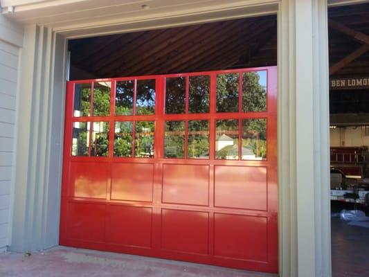 Door installed at the Ben Lomond Fire Station