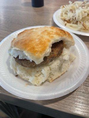 Sausage biscuit