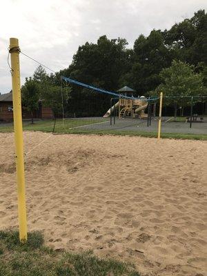 Sand Volleyball Court and Playground