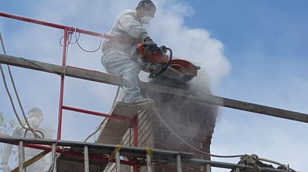 brick chimney repair