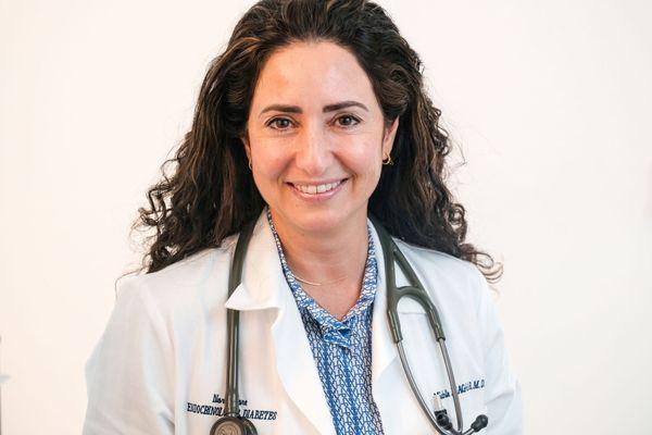 Meet Dr. Michelle Haggar, M.D.  Double board-certified in Endocrinology, Diabetes and Metabolism and Internal Medicine.