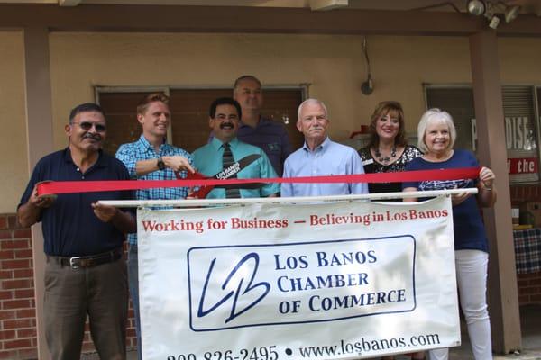 Ribbon Cutting with the Los Banos Chamber of Commerce