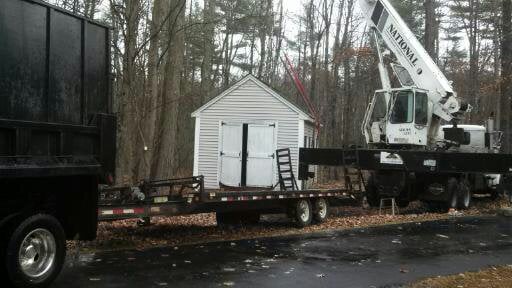 Relocating a shed for repeat customer