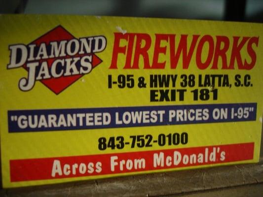 Diamond Jacks Fireworks