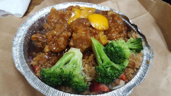 Orange chicken.