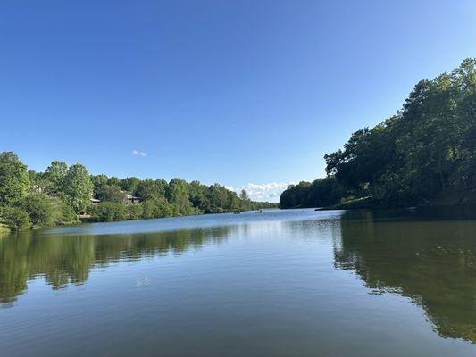 A beautiful view you see as soon as you pull into the resort