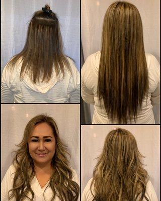 Hair extensions is one of my favorite things to do, so I can be very creative and make you look fabulous