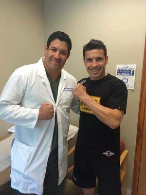 Professional boxing legend  Sergio Martinez.